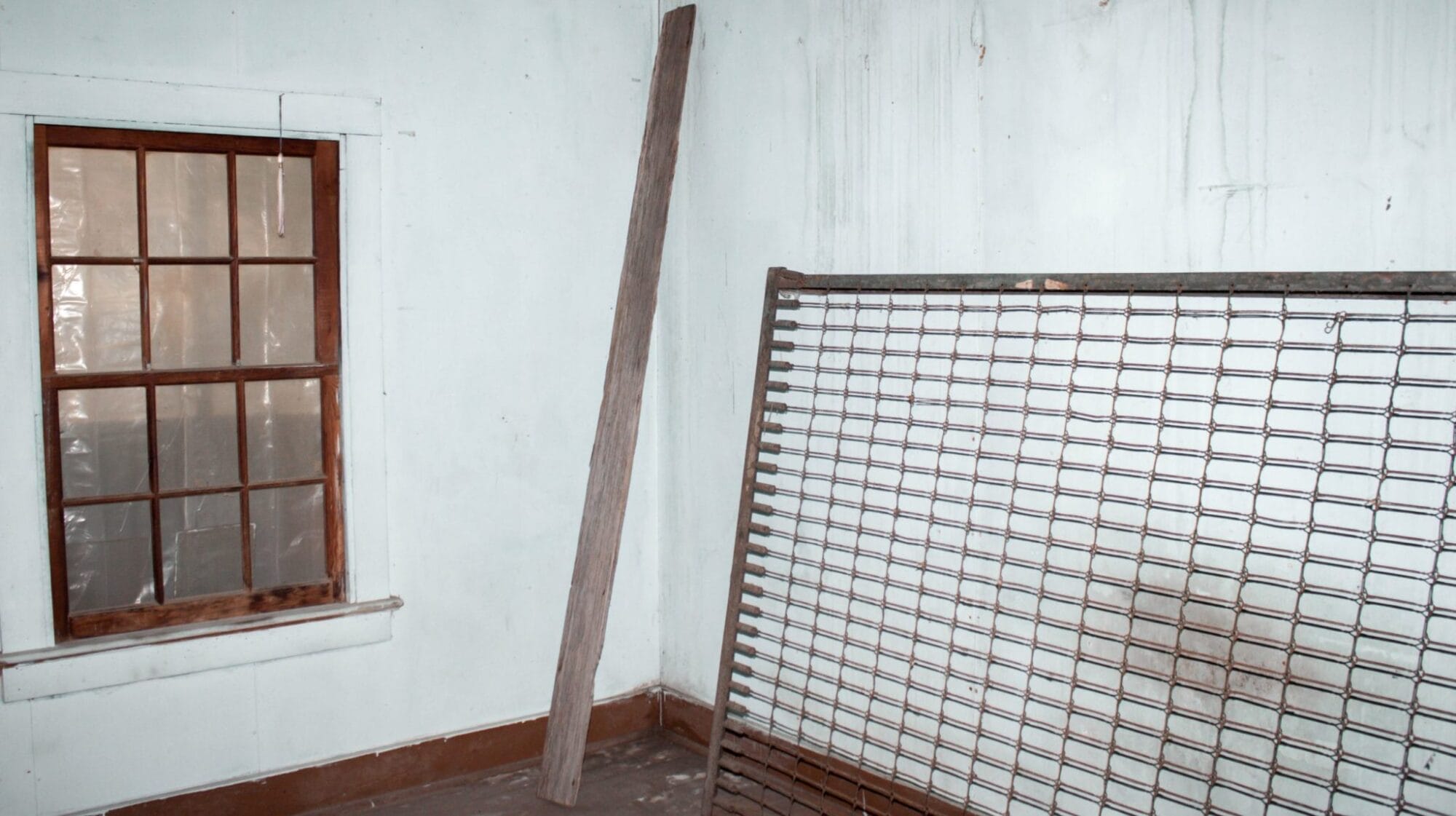 before renovation of bedroom in the old house