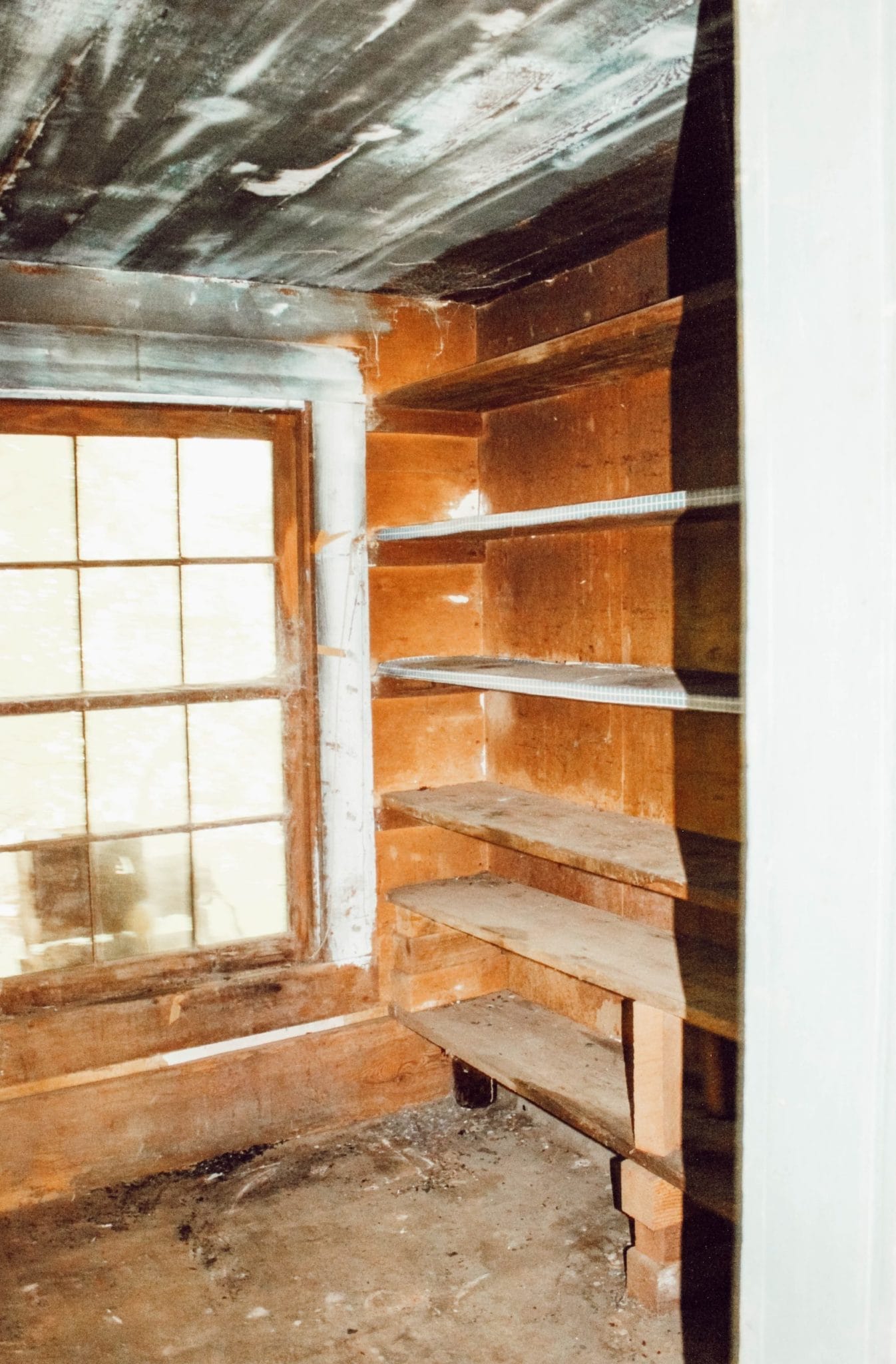 original pantry in 1800's farmhouse
