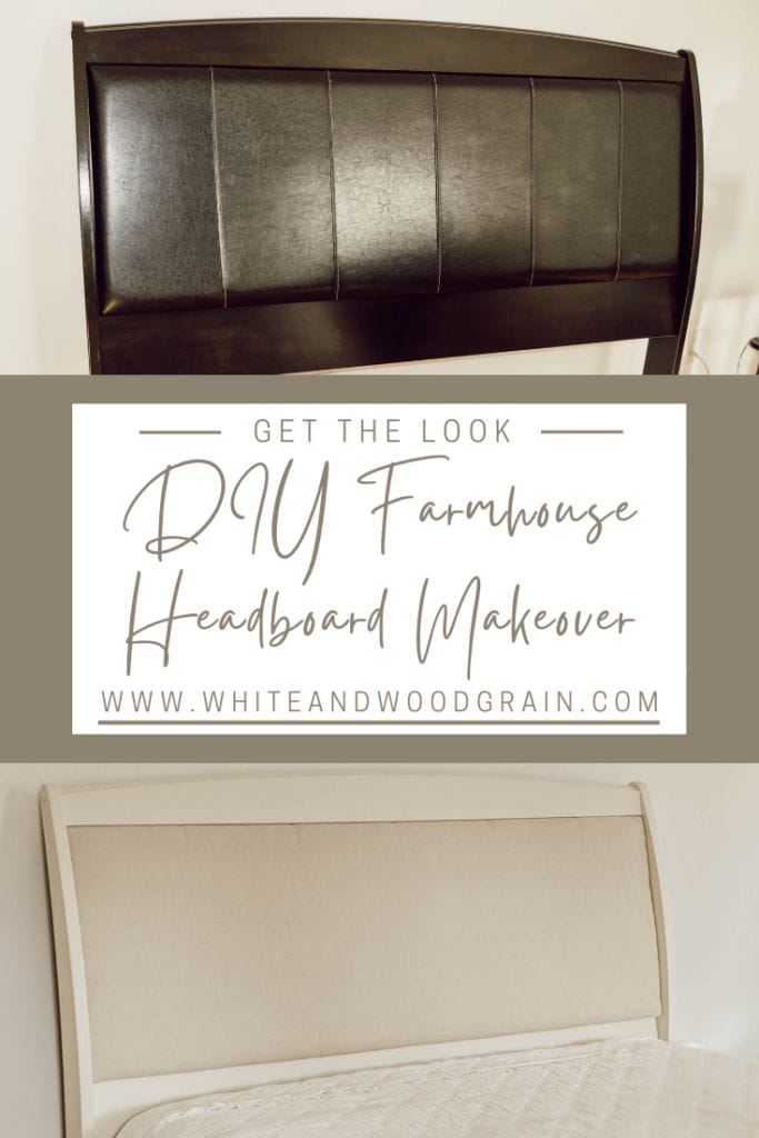 diy farmhouse headboard makeover