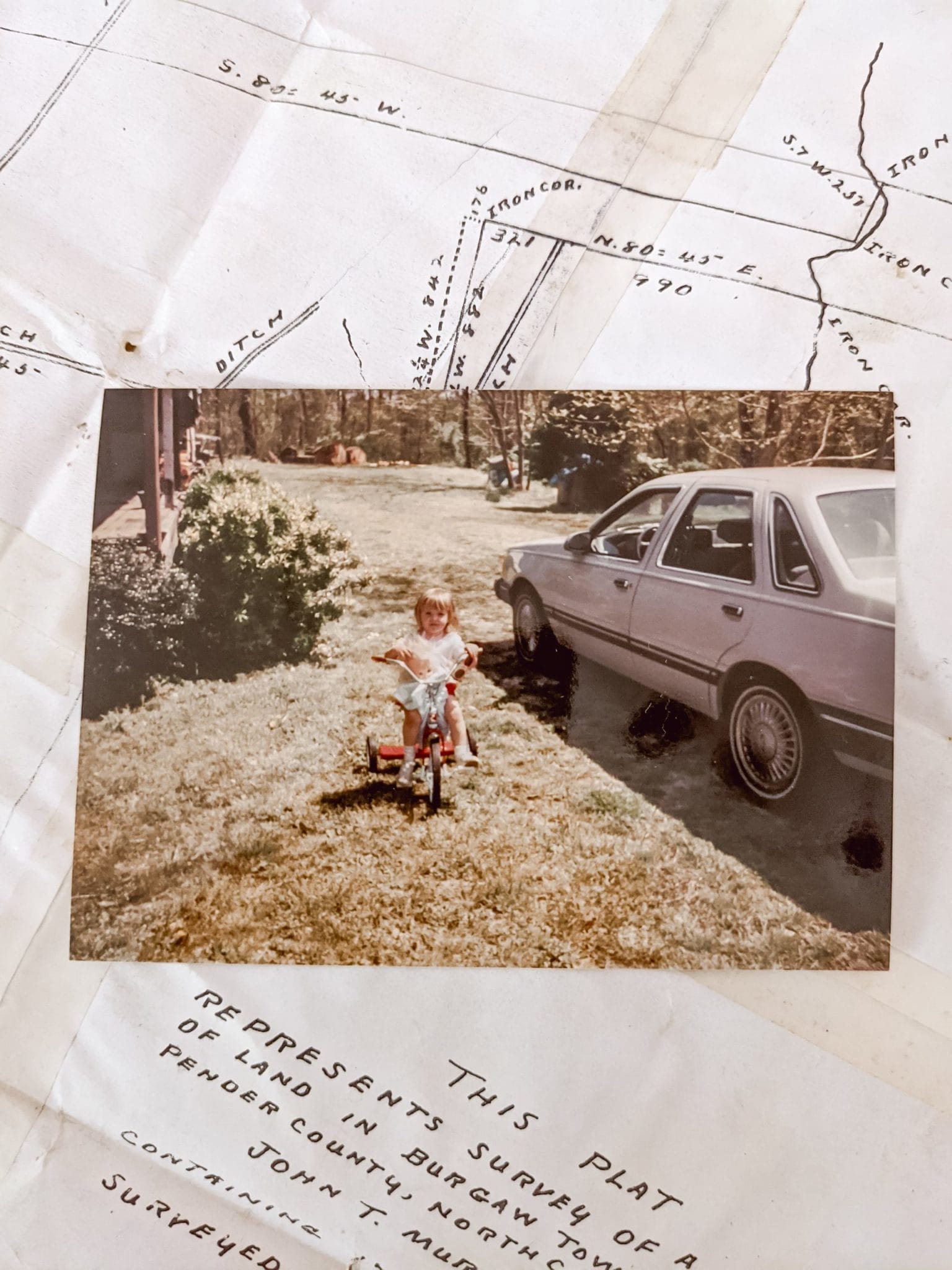 90's childhood photo of Brittany from White & Woodgrain