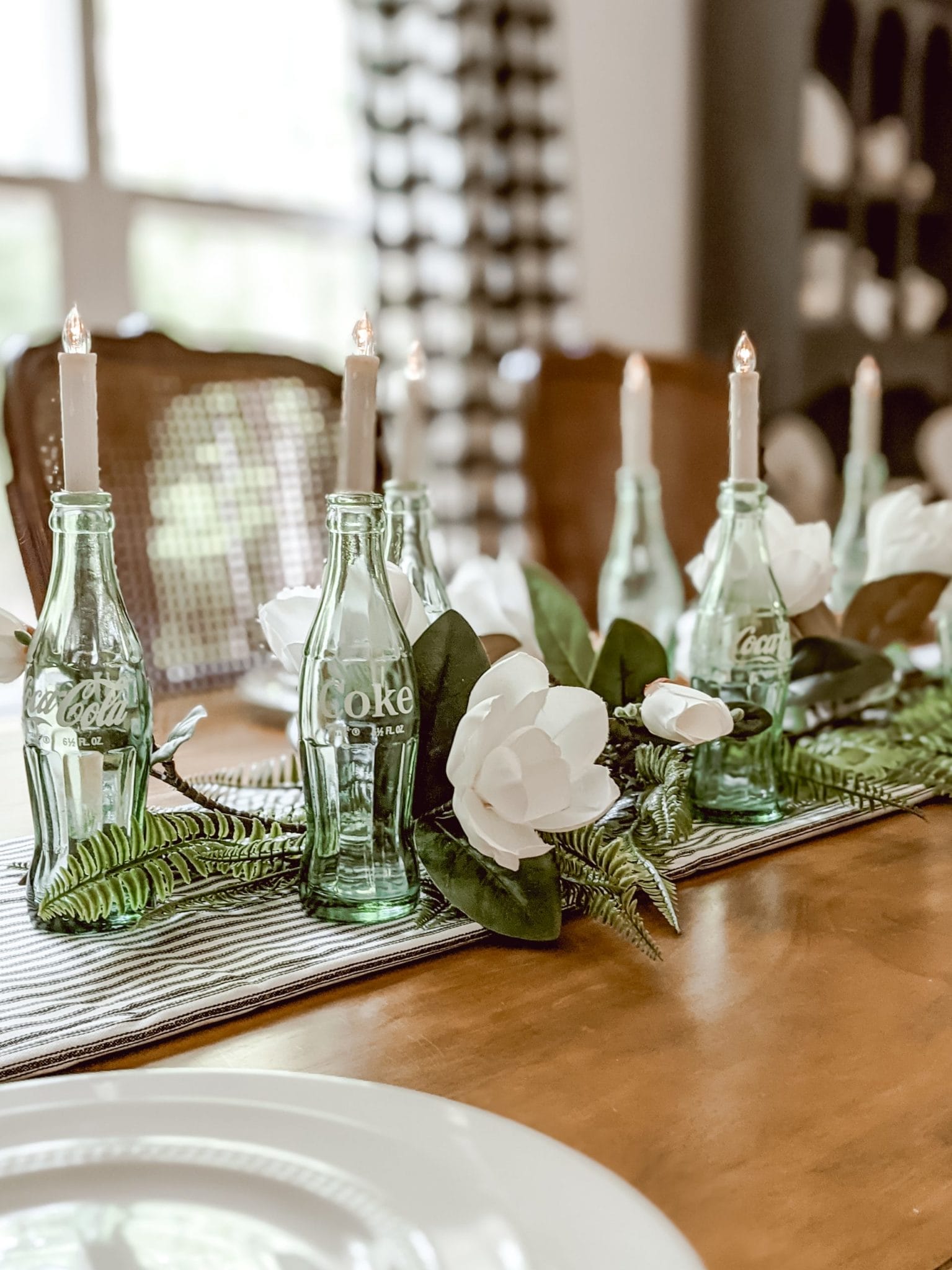 vintage spring tablescape