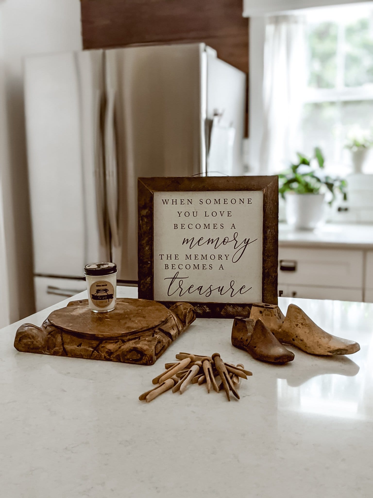 mini haul of wooden items from vintage market days of the NC triangle