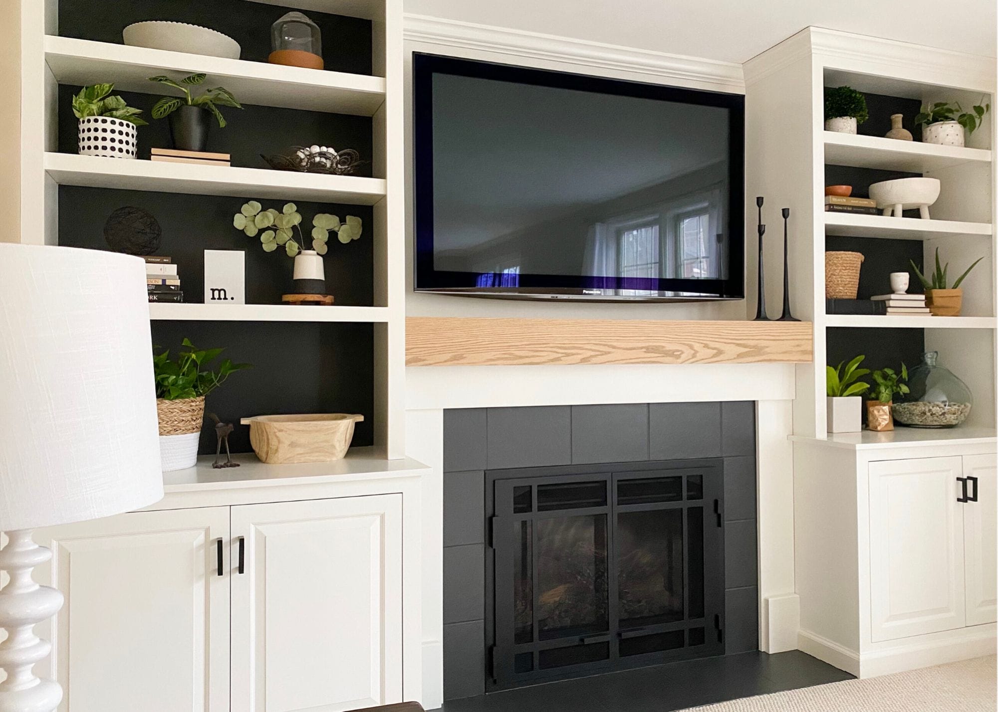 Built-in Ideas for our Farmhouse Fireplace Project