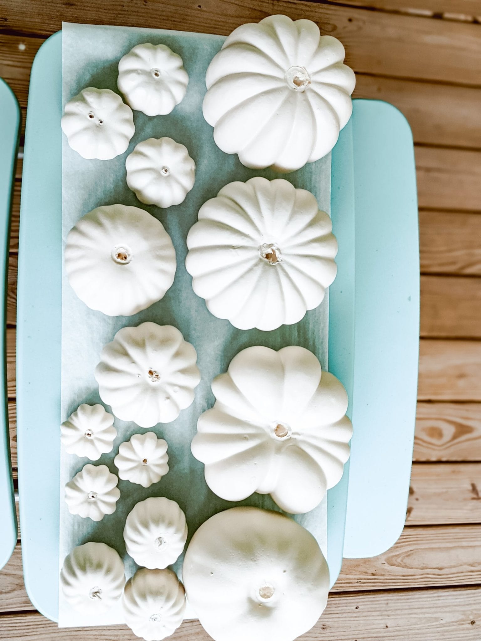 diy painted faux pumpkins