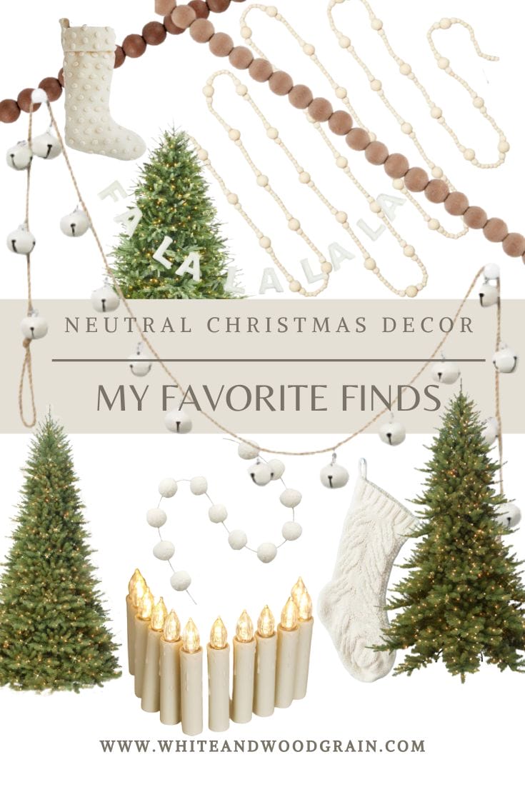 My Favorite Neutral Christmas Decor Finds