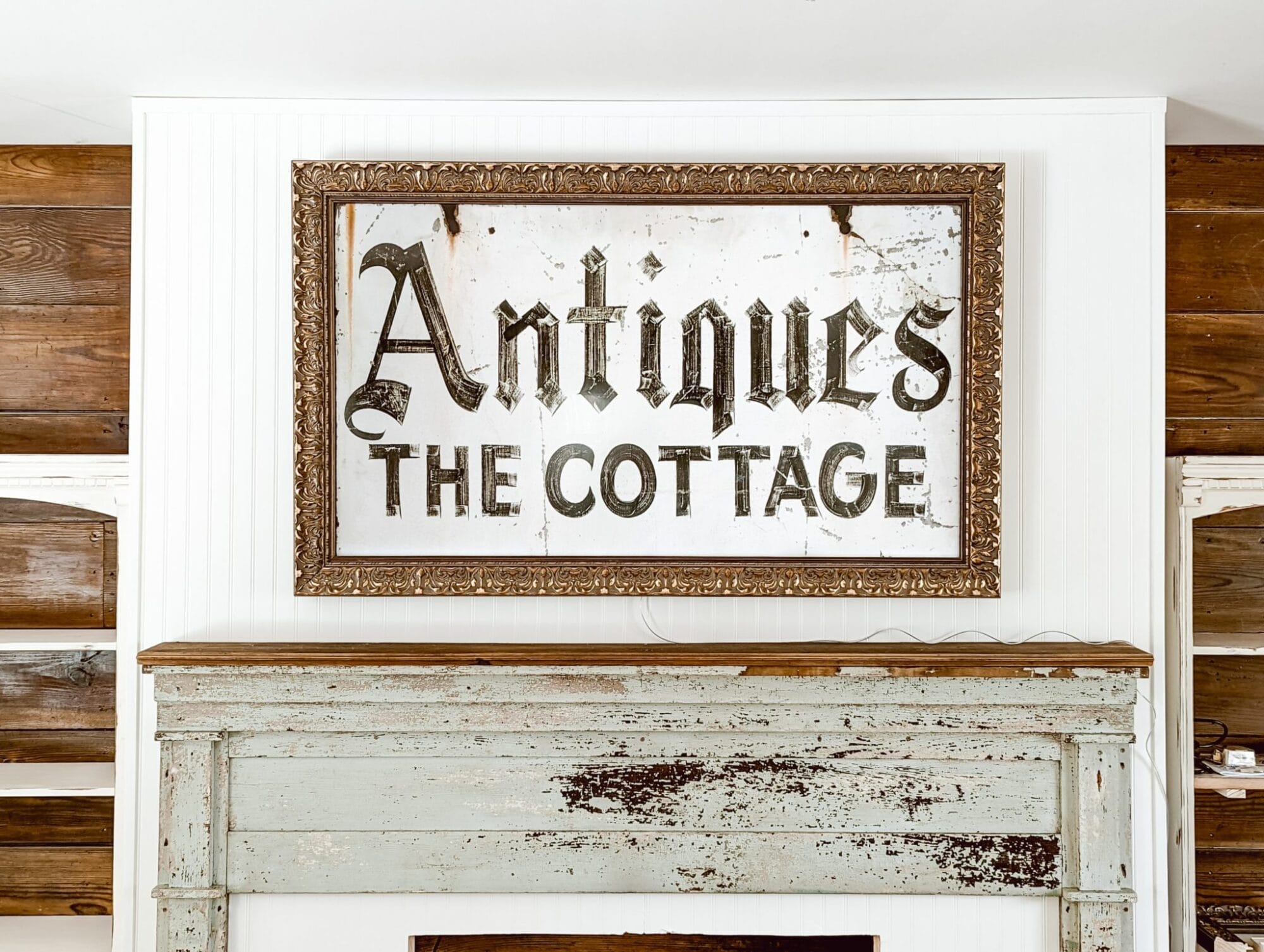 Samsung Frame TV art and Deco TV Frame in Tuscan Antique Gold