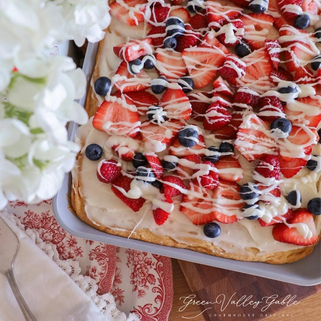 flag day fruit pizza