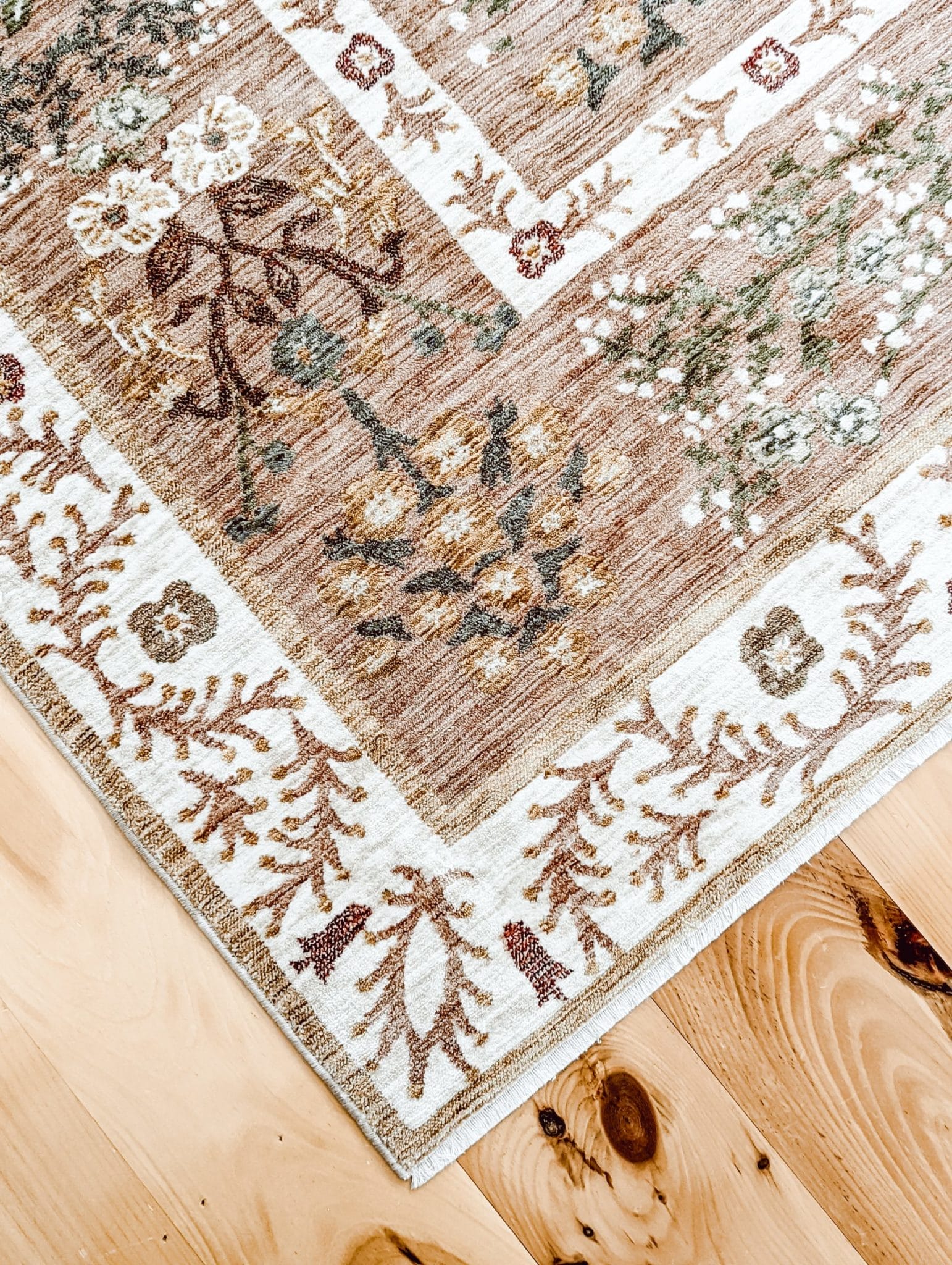 Kismet Arabesque Camel Power-Loomed Rug from Rifle Paper Co