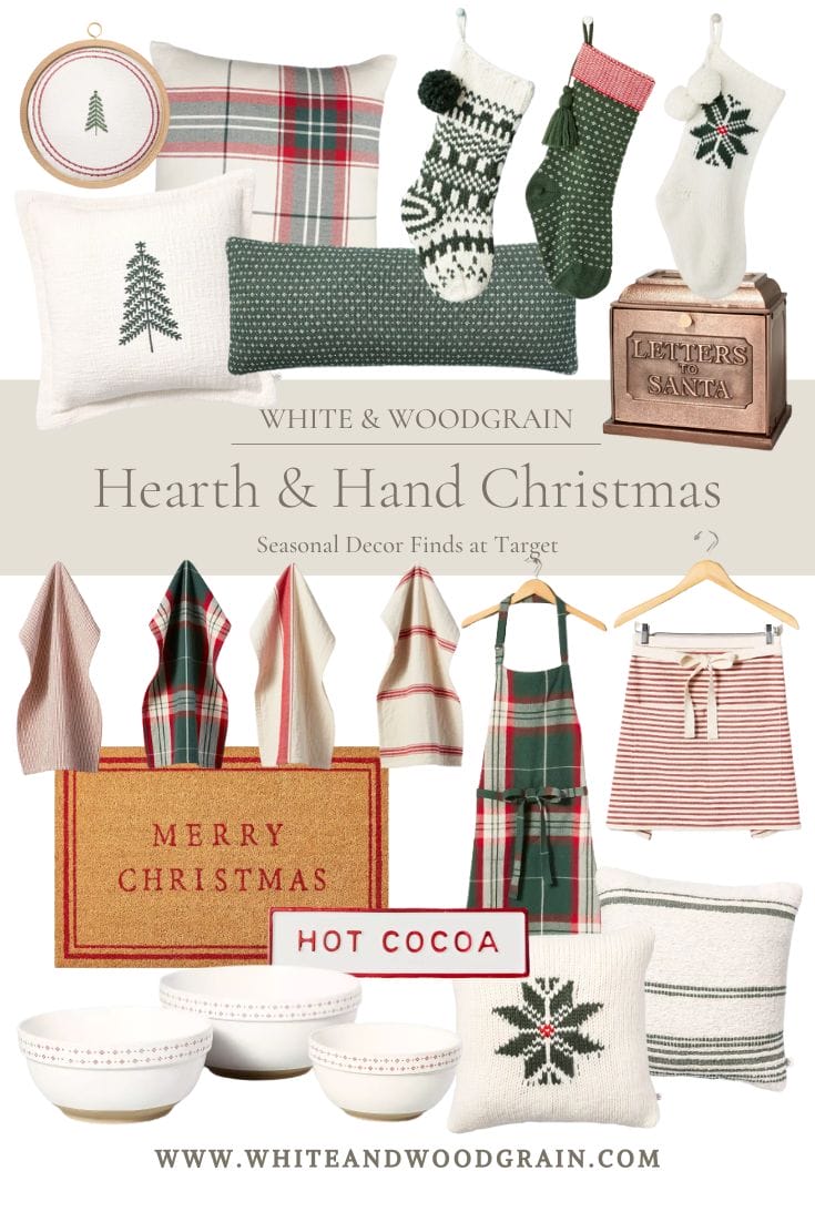 2022 Hearth and Hand Christmas decor finds from the new holiday collection from Target