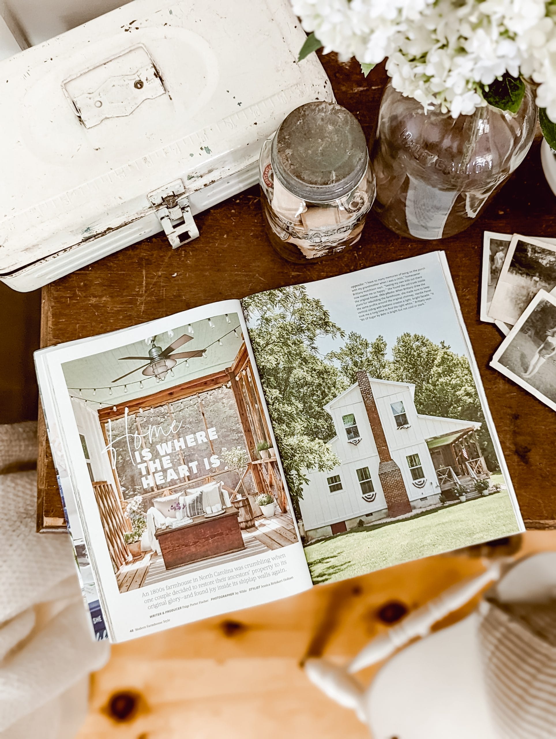 our farmhouse's feature article in Modern Farmhouse Style Magazine