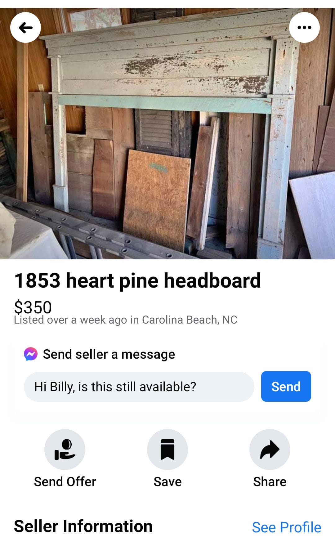 1800's antique fireplace mantel for sale on Facebook Marketplace