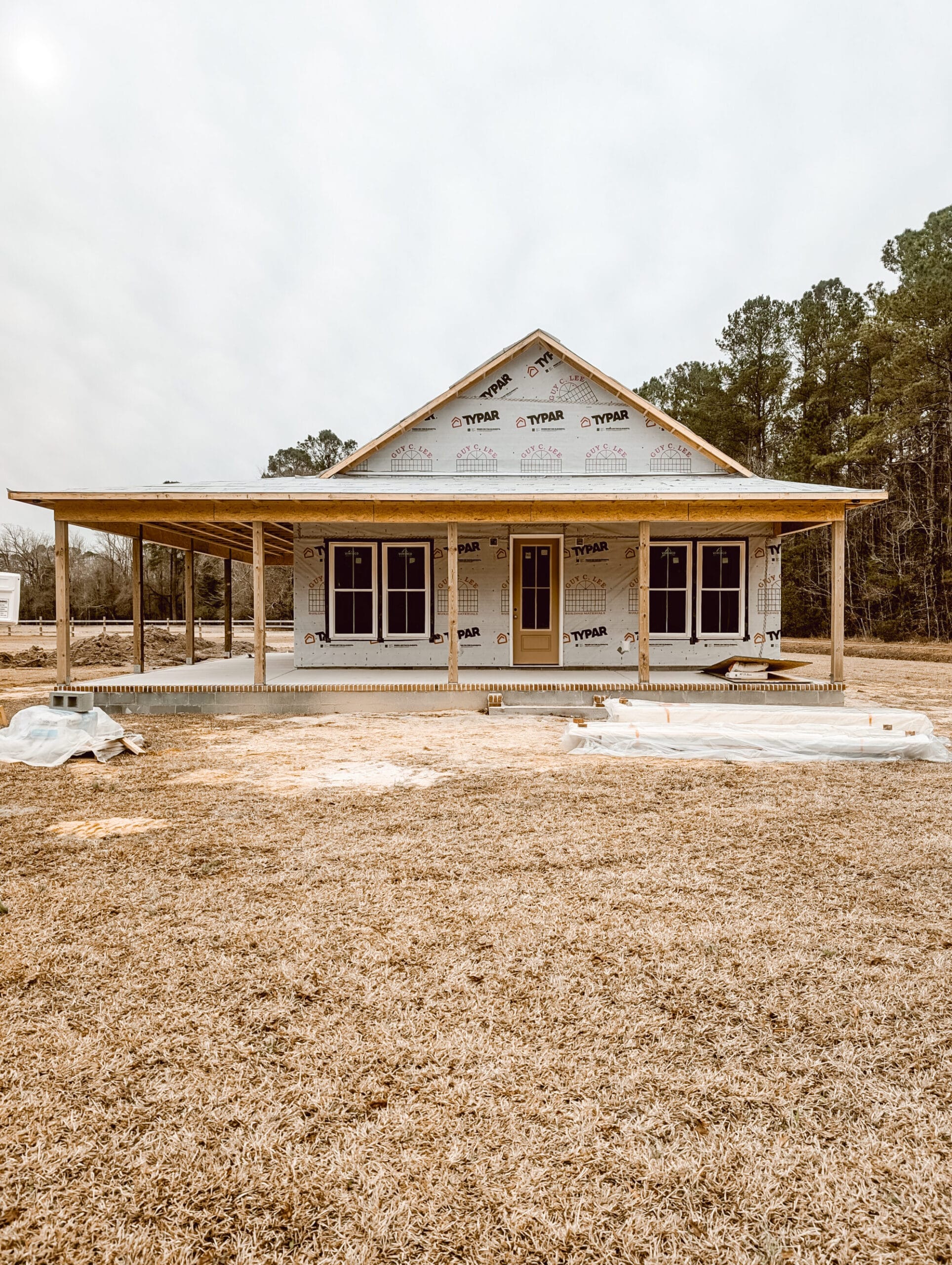 our new old cottage under construction
