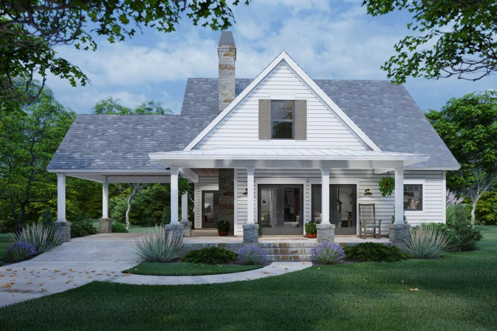 country home with a carport and new old house potential