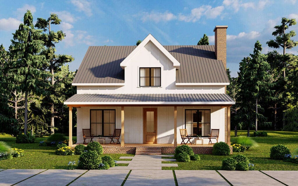 2 story cottage house plans with new old house potential
