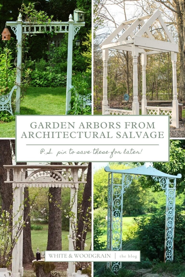 Dreamy Garden Arbors from Architectural Salvage (P.S. a dream project for 2026)